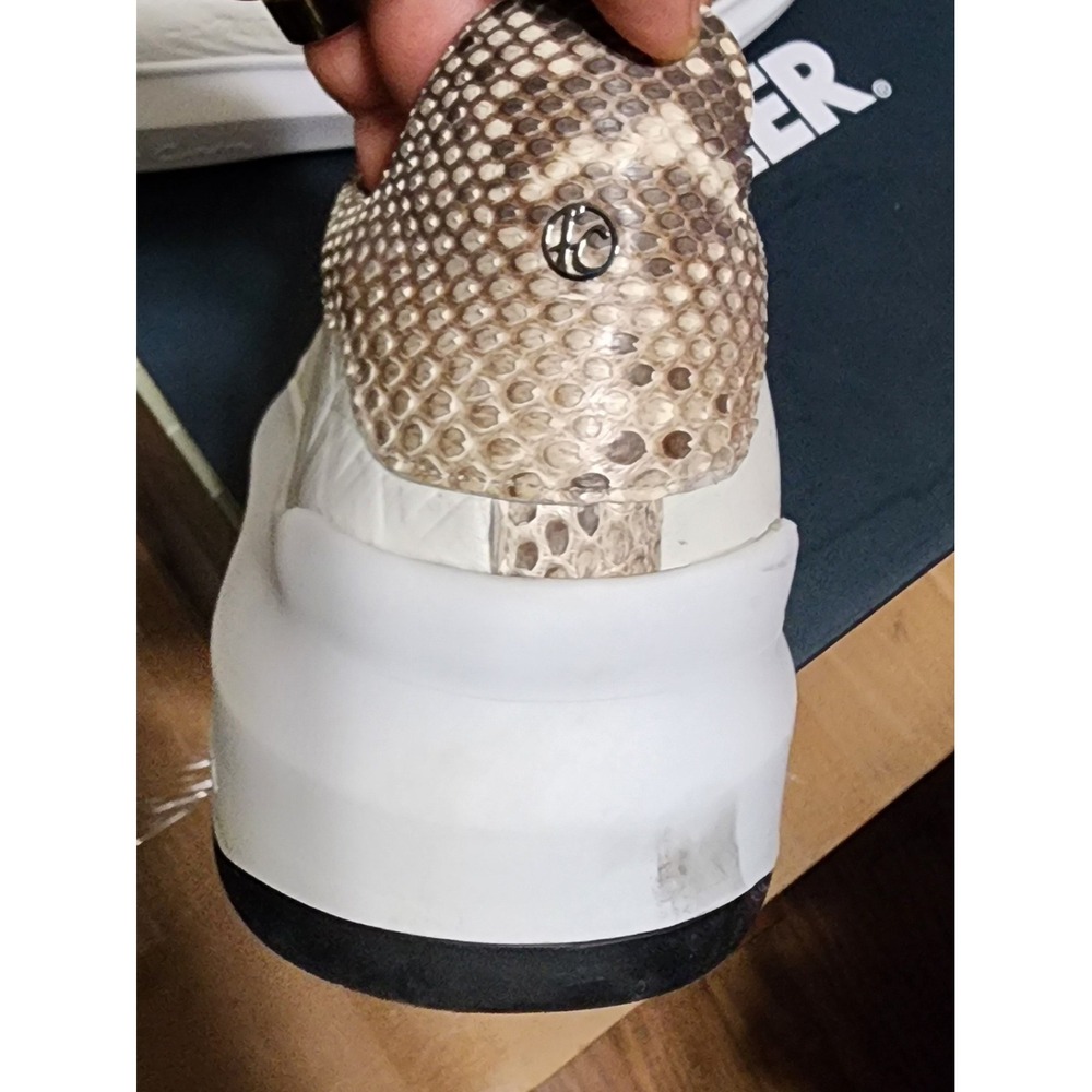 Franco Cuadra Python Leather Platform Sneakers De… - image 4